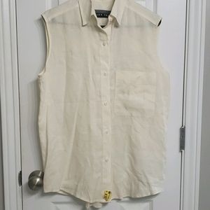 Sleeveless Linen Sz10